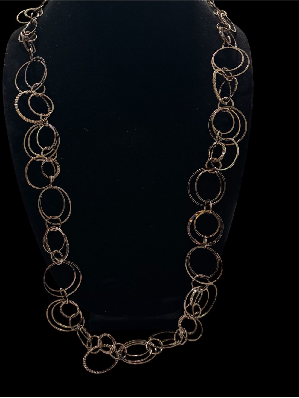 Daisy Fuentes Layered Interlocking Multiring Necklace